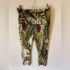 The Green Leaf Yoga Crop by Yoga Democracy- Size Small